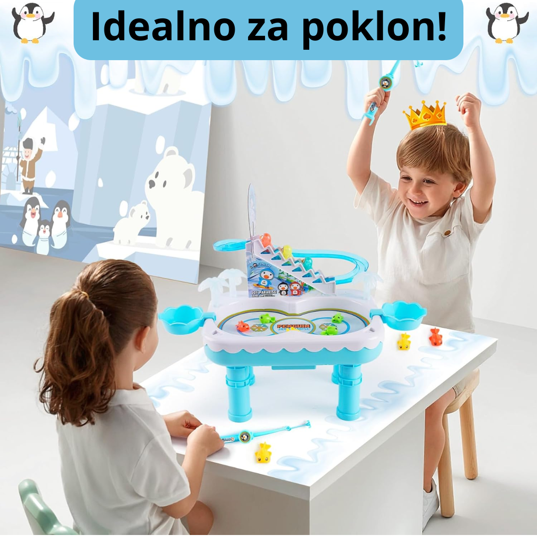Pingvini ribolov i skijanje 2u1